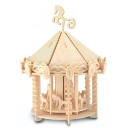 Quay Carousel Wooden Model Kit