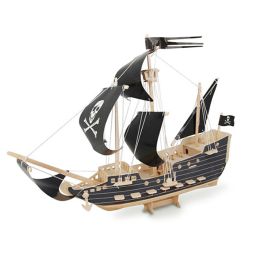 Quay Pirate Ship Wooden Model Kit