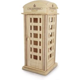 Quay Phone Box Wooden Model Kit