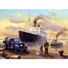 Painting By Numbers Queen Mary Departs