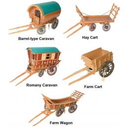 Model Romany Caravan - Romany Caravan Wheel Pack