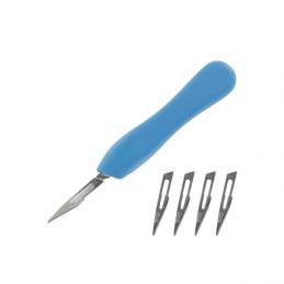 Plastic Scalpel Handle With 5 X No.11 Blades