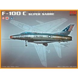 PM Models 1/72 Scale North American F-100C Super Sabre Model Kit