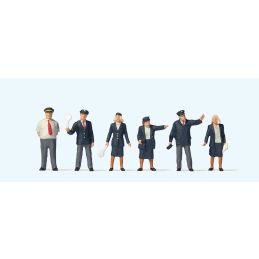 Preiser OO Scale British Rail Staff Figure Set (6)