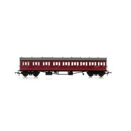 Hornby BR, Collett 57' Bow Ended E131 Nine Compartment Composite (Left Hand), W6630W - Era 4 OO Gauge