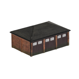 Hornby Skaledale Triple Garage OO Gauge Model Railway