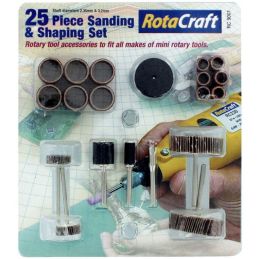 Rotacraft 25 Piece Sanding and Shaping Set