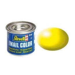 Revell Solid Silk Matt Enamel Paint - Luminous Yellow