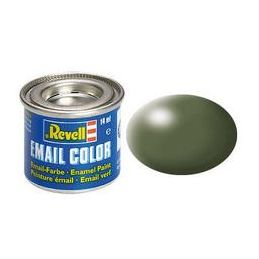 Revell Solid Silk Matt Enamel Paint - Olive Green