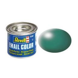 Revell Solid Silk Matt Enamel Paint - Patina Green