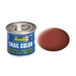 Revell Enamel Solid Matt Paint - Reddish Brown