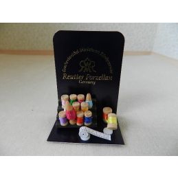 Reutter Porcelain Sewing Set Miniature for 12th Scale Dolls House