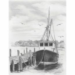 Sketching Made Easy Fishing Boat