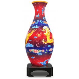 3D Jigsaw Vase 160 Piece Puzzle and Model The Dragon and The Phoenix
