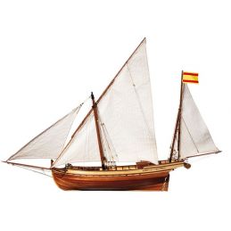 OcCre 1/70 Scale Felucca San Juan Sail Boat Model Kit
