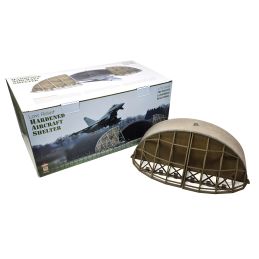 1/72 Scale Assembled and Painted Low Relief Hardened Aircraft Shelter