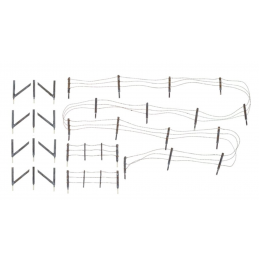 HO Scale Barbed Wire Fence