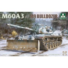 Takom 1/35 Scale M60A3 w/ M9 Bulldozer Attachment Model Kit
