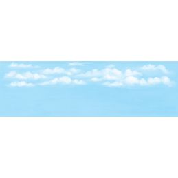 Peco Sky with Cumulus Cloud Backscene