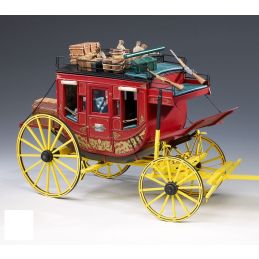 Amati 1/10 Scale Old West Stage Coach Model Kit