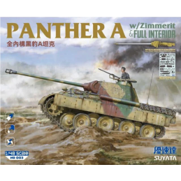 Suyata 1/48 Scale Panther A with Zimmerit Model Kit