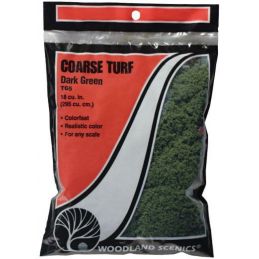 Woodland Scenics Dark Green Course Grass Turf
