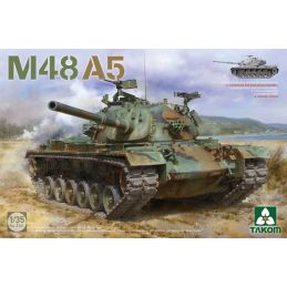 Takom 1/35 Scale US M48A5 Patton Main Battle Tank Model Kit