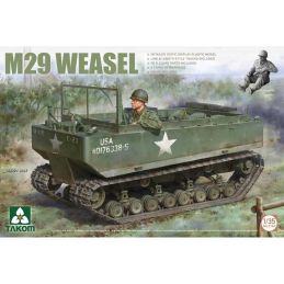 Takom 1/35 Scale US WWII M29 Weasel Light Tracked Vehicle Model Kit