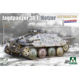 Takom 1/35 Scale German WWII Jagdpanzer 38(t) Hetzer Late Production Limited Edition Model Kit