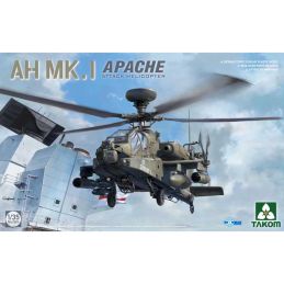 Takom 1/35 Scale British Army AH Mk 1 Apache Longbow Attack Helicopter Model Kit