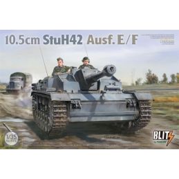 Takom 1/35 Scale German 10.5cm StuH 42 Ausf E/F, ca.1942-43 Model Kit