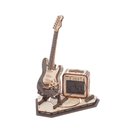 ROKR Electric Guitar Wooden Model Kit
