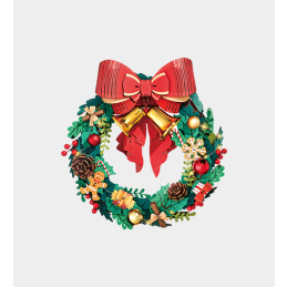 Rolife Christmas Wreath Wooden Model Kit