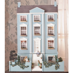 The Classical Georgian Dolls House Kit by Dolls House Emporium Unpainted