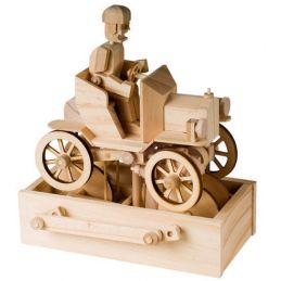 Timberkits Vintage Car Educational Timber Wood Automation Kit