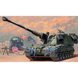 Trumpeter 1/35 Scale British Army AS-90 155mm Self-Propelled Howitzer Model Kit