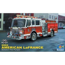 Trumpeter 1/25 Scale 2002 American LaFrance Battalion Fire Pumper Model Kit