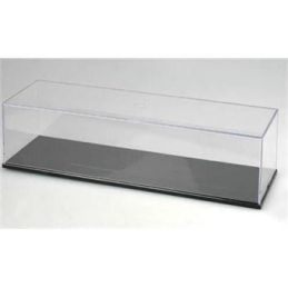 Trumpeter 232 x 120 x 86mm Crystal Clear Stackable Display Case Black Base