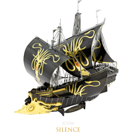 Metal Earth Game of Thrones Greyjoy Ship Silience 3D Metal Model Kit