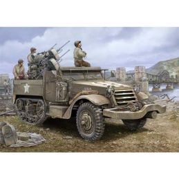 Trumpeter M16 U.S. Half Track Multiple Gun Motor Carriage Model Kit - Starter Paint Pack 7x Pots