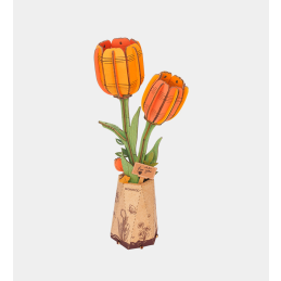 Rowood Orange Tulip Wooden Model Kit