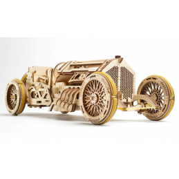 UGears U-9 Grand Prix Car Wooden Kit