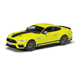 Corgi 1/43 Scale Ford Mustang Mk6 Mach 1, Grabber Yellow Die Cast Model