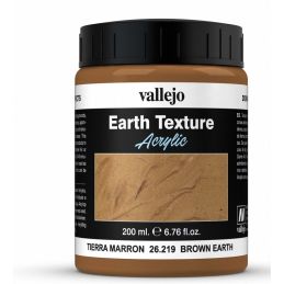 Vallejo Brown Earth Texture Acrylic Weathering Effects - 200ml