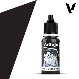 Vallejo Model Color 17ml  Gloss Black