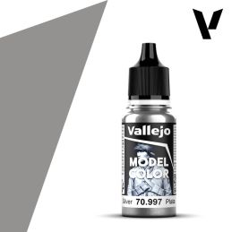 Vallejo Model Color 17ml  Metallic Silver