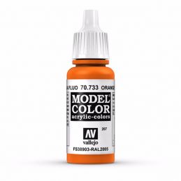 Vallejo Model Color 17ml  Fluorescent Orange