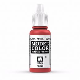 Vallejo Model Color 17ml Scarlet