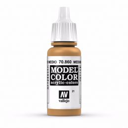 Vallejo Model Color 17ml  Medium Fleshtone