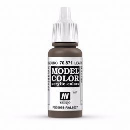 Vallejo Model Color 17ml  Leather Brown